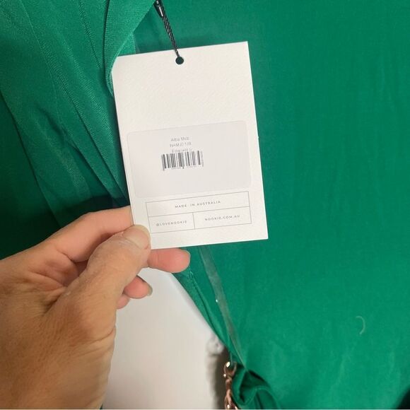 Nookie ALBA MIDI DRESS  - EMERALD GREEN NEW - Picture 7 of 8